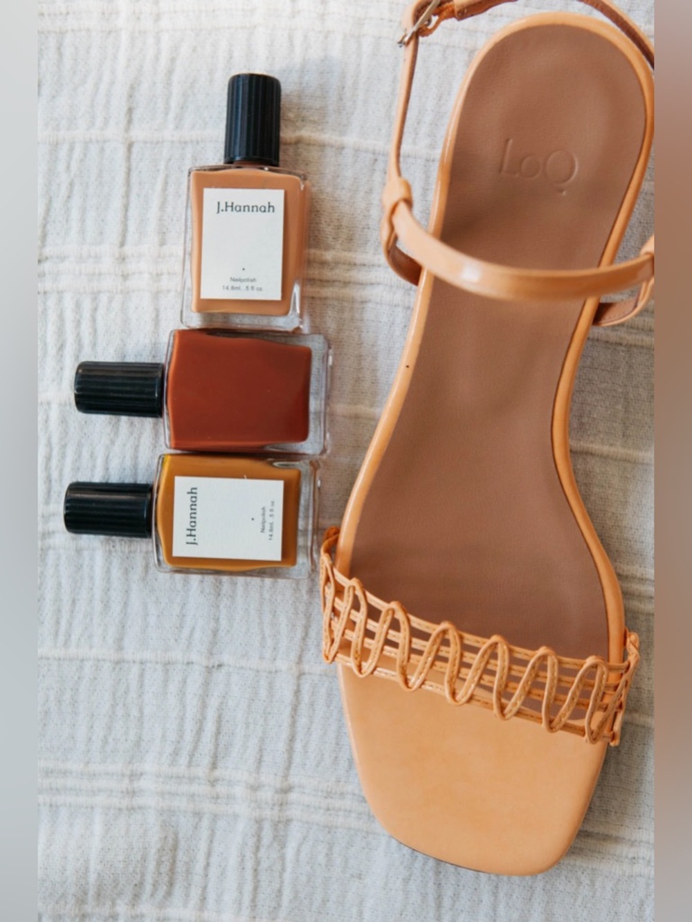 LOQ Luisa Heel Sandal in Cantaloupe Patent - Size 39